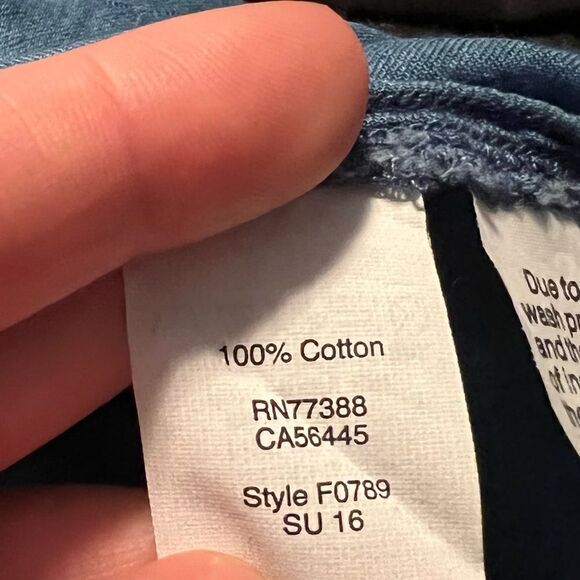 Madewell short sleeve off the shoulder top - Picture 6 of 10